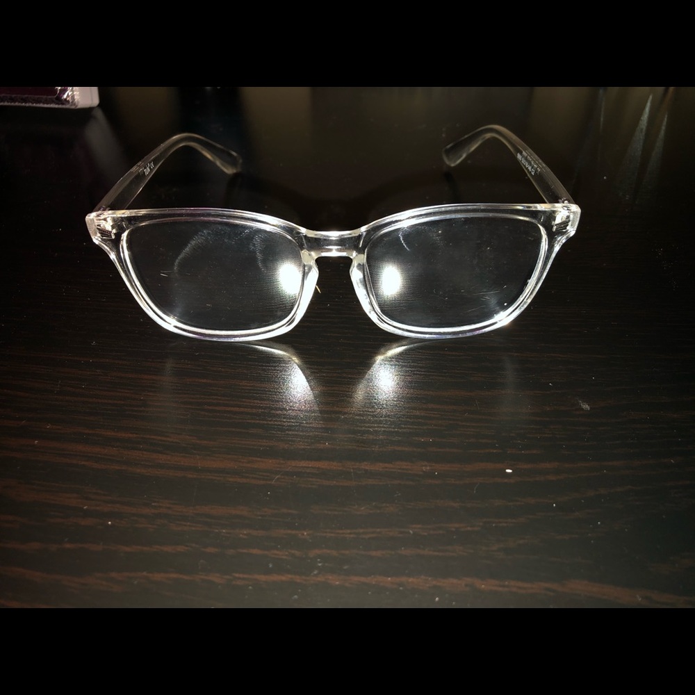 Clear glasses